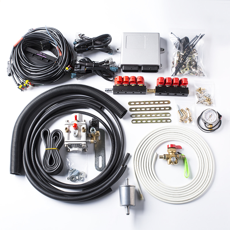 Kit EFI multipunct CNG pentru motor pe benzină cu 8 cilindri